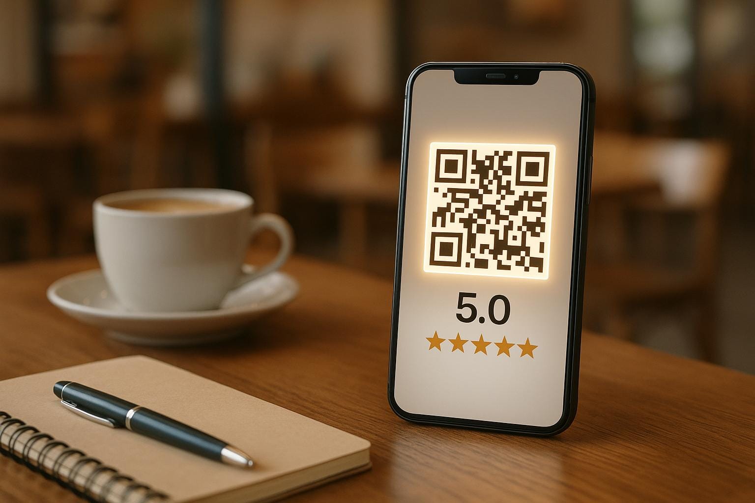 Google and Yelp Review QR Code